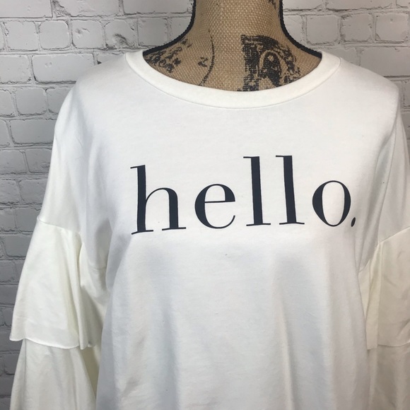 [Cents of Style] Hello Ruffled Sleeve Blouse - Picture 2 of 8